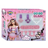 Luna: Go-Go Glam Manikűr szett műkörmökkel és körömlakkal 5db-os