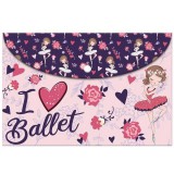 Luna: Happy Balett patentos A4-es mappa