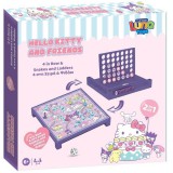 Luna: Hello Kitty 2 az 1-ben társasjáték – Négyet egy sorba és Kígyók és Létrák