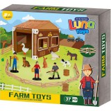 Luna: Jasper Land Farm állatos játékszett 37db-os