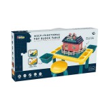 Luna Játékasztal építőelemekkel 76db-os készlet