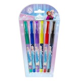 Luna: Jégvarázs 2 glitteres zselés toll 6db-os szett