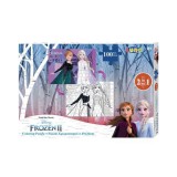 Luna Jégvarázs 2 színezhető 2 az 1-ben puzzle 100db-os