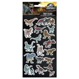 Luna: Jurassic World 3D pufi matrica szett 10x22cm-es íven