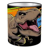 Luna Jurassic World henger alakú fém asztali írószertartó 10x11cm