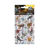 Luna Jurassic World öntapadós matrica szett 8x12cm-es íven 5db