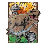 Luna Jurassic World: Színező szett matricákkal és 6 filctollal