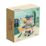 Luna Konyhai zöld játékszett fénnyel és hanggal 43db-os