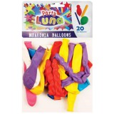 Luna: Különböző formájú színes lufi 20db-os szett