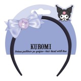 Luna: Kuromi mintás hajpánt masnival