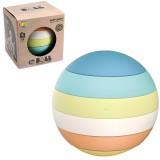 Luna Labda 6db-os toronyépítő játék 12cm