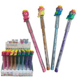 Luna Littlies: Bagolyfigurás tolóbetétes HB grafitceruza többféle változatban 1db