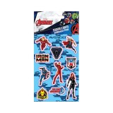 Luna Marvel Bosszúállók öntapadós matrica szett 8x12cm-es íven 5db