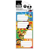 Luna: Mickey egér és barátai füzetcímke 20db-os csomag