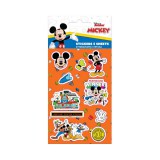 Luna Mickey egér öntapadós matrica szett 8x12cm-es íven 5db