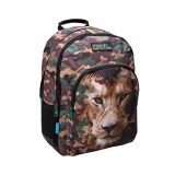Luna Must... Animal Planet oroszlán mintás iskolatáska, hátizsák 33x16x45cm