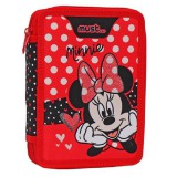 Luna Must: Disney Minnie egér 2 rekeszes töltött tolltartó