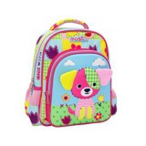 Luna Must... Made with love kétrekeszes 3D-s iskolatáska, hátizsák 27x10x31cm