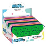 Luna Must: Mintás szilikon tolltartó négyféle változatban 20x10cm