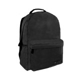 Luna MUST Monochrome Ripstop fekete iskolatáska hátizsák