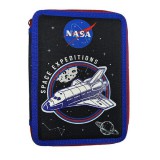 Luna Must: NASA Space Expeditions 2 rekeszes töltött tolltartó