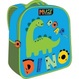 Luna: Must Team 3D dinoszaurusz mintás ovis hátizsák 26x10x32cm