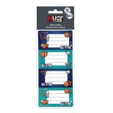 Luna: Must Team Kosárlabda mintás füzetcímke 20db-os csomag