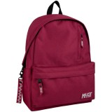 Luna: Must Team Monochrome bordó iskolatáska, hátizsák 32x17x42cm