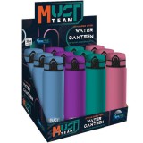 Luna: Must Team rozsdamentes kulacs többféle változatban 600ml 1db