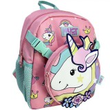 Luna: Must Team Unikornis 1 rekeszes ovis hátizsák levehető övtáskával 28x14x33cm