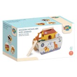 Luna Noé bárkája állatokkal fából