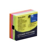 Luna Öntapadós jegyzettömb 50x50mm 240 lapos foszforeszkáló színekben