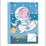 Luna Peppa malac az űrben gumis mappa 25x35cm-es