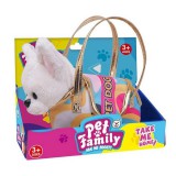 Luna: Pet Family Kiskutya plüss kutyatáskában 20cm