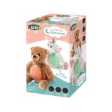 Luna Plüss unikornis projektoros LED fénnyel 25x27x19cm