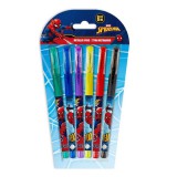 Luna: Pókember glitteres zselés toll 6db-os szett