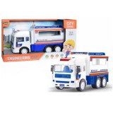 Luna Rendőrségi teherautó fénnyel és hanggal