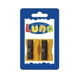 Luna Sárga műanyag hegyező 2db-os
