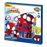 Luna: Spidey és barátai mintás 3x20db-os mágneses puzzle