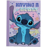 Luna: Stitch Having a Blast feliratú gumis mappa 25x35cm