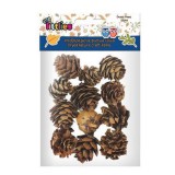 Luna Szárított fenyő toboz 12db-os csomag