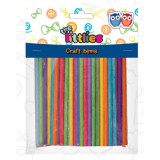 Luna Színes fa pálcikák 4x10mm 100db-os szett