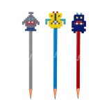 Luna The Littlies Space Intruders ceruza radírral többféle változatban