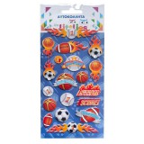 Luna The Littlies: Sportos 3D pufi matrica szett 10x22cm-es íven