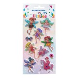 Luna The Littlies: Tündérek 3D pufi matrica szett 10x22cm-es íven