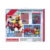 Luna Transformers színező szett 54x27cm