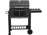 LUND Fedeles faszenes grill Deluxe 57 × 37 cm-es ráccsal, hőmérővel (99910)