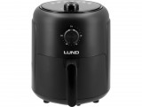 LUND Forrólevegős sütő 1000W 2.6 literes, fekete (AIR FRYER) (67560)