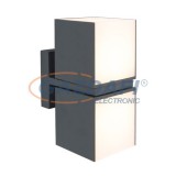 LUTEC 5193801118 CUBA Fali LED lámpatest, 23W 1000Lm 3000K IP54