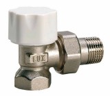Luxor 3/4˝ RS202 termosztatikus rad.szelep, sarok, kézikerékkel